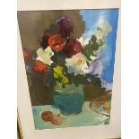 Modern School, Still Life with Flowers, oil (68cm x 47cm)