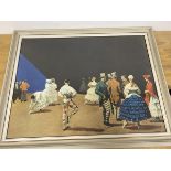 After Laura Knight, Carnival, reproduction print, paper label verso, in the Collection of the City