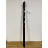 Two Zulu elder's sticks (taller: 98cm)