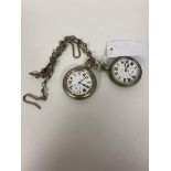 Railway interest: two pocket watches, one a Selex and inscribed LNER 4303 verso and another Limit