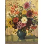 Peter Grabwinkler (Austrian, 1885-1943), A Floral Still Life, signed lower right, oil on canvas,