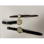 A group of three wrist watches including Swatch, Timex and a Seconda ladies wrist watch (3)