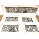 A set of six engravings by James Basirie from James Athenean Stuart, The Antiquities of Athens,