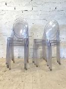 Phillipe Starck, A set of seven 'Ghost' stacking chairs, H91cm