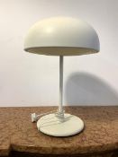 A mid century style table lamp with mushroom shade, H53cm