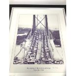 The Opening of the Forth Road Bridge September 1964, original photograph, signed bottom right,