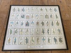 Players Cigarette Cards depicting characters from Charles Dickens novels, circa 1923, including