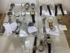 A quantity of gentleman's wrist watches including Seiko, Veranda, Pinnacle, Sekonda etc (25)