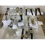 A quantity of gentleman's wrist watches including Seiko, Veranda, Pinnacle, Sekonda etc (25)