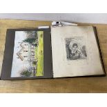 A 19thc scrap album including poems, entries, photographs, sketches, christmas cards etc (a lot)