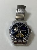 A gentleman's wrist watch, the dial inscribed Chronometer Omega Automatic Co - Axial Escapement