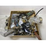 A quantity of wrist watches for parts (a lot)