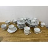 A Johann Haviland Bavarian 39 piece dinner set includes coffee cups, each measures 8cm high, along