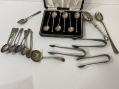 A set of six 1920's Birmingham silver coffee spoons, combined weight 40 grammes with original