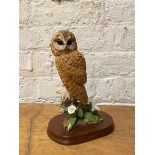 A Wild Track Inveralmond Perth sculpture of owl, measures 24cm high