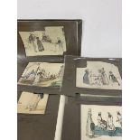 A collection of French prints (7)