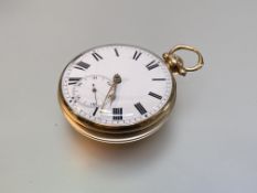 A handsome Edwardian 18ct gold pair-cased pocket watch, the fusee movement signed "Andrew Milroy