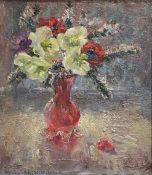 •Mary Nicol Neill Armour R.S.A., R.S.W. (Scottish, 1902-2000), Still Life with Poppies, signed lower