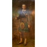 Alexander Mann (Scottish, 1853-1908), Portrait of a Young Gentleman in Highland Dress, full