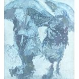 •Anda Paterson R.S.A., R.G.I. (Scottish, b. 1935), "Herders in the Rain", signed lower right and