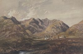 Arthur Perigal Jnr., R.S.A., R.W.S. (1816-1884), Ben Cruachan, signed lower right and dated (18)