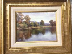 Andrew Welch, Autumn Tints (NR. Ballinluig) oil, signed bottom right, measures 21cm x 28cm