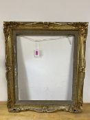 An early to mid 20thc gilt picture frame, internal measurements 61cm x 51cm