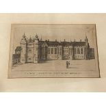 The Royal Palace of Holyrood House, print, measures 12cm x 20cm