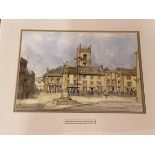 Elizabeth Chalmers, Stow on the Wold, watercolour, signed bottom right, measures 25cm x 35cm