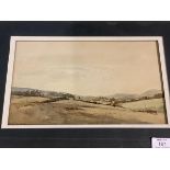 M Fenster, rural landscape, watercolour, signed and dated 1910 bottom left, measures 19cm x 31cm