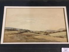 M Fenster, rural landscape, watercolour, signed and dated 1910 bottom left, measures 19cm x 31cm