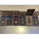 United States of America. Six cased medals including Air Force Commendation medal named to F L