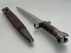 British Lee-Metford bayonet and scabbard