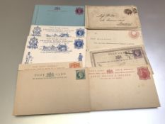 Stamp Interest:- UK postal stationery, mostly clean, a couple used nice selection