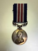 WWI Military Medal Geo V. (82696 FTR. E. GRIFFEN. C.110/BDE. R.F.A.)