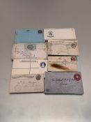 Stamp Interest :- (14) postal stationery Commonwealth items, mixed colonies best of which Heligoland