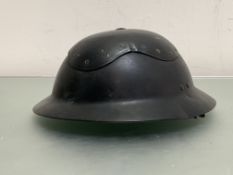 A WWII British Bentaflex helmet