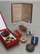 Polish Order of Polonia Restituta Officer 4th class in box of issue. Polish PRL Cross of Merit-