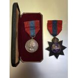 Imperial Service medal Star issue, ERV11, Unnamed plus ISM QE11 (JOHN THOMAS CRUITT) in case of