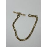 An Albert chain, marked 375, weighs 8.45 grammes (20cm)