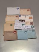 Stamp Interest:- (16) postal stationery items of Sudan, early period, includes (overprints, may or