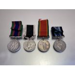 WWII British Commonwealth medals. India Service medal, Canadian Volunteer Service medal, Africa