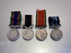 WWII British Commonwealth medals. India Service medal, Canadian Volunteer Service medal, Africa