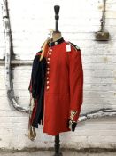 Guard's scarlet tunic and trousers (odd buttons)