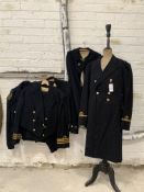 Royal Naval uniforms: frock coats, mess kit, cloak etc.