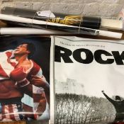 A quantity of vintage movie posters including Rocky, Far From Home, Firefox, etc (a lot)