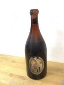 A Bass Princes Ale, inscribed verso Prince of Wales brew 1929, fill level to shoulder, (30cm h)