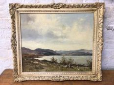 R Jennings, Loch Tulla, oil, (49cm x 50cm)