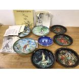 A mixed lot of decorative plates including Tianex, (20cm d), a B&G Christmas plate, three Chinese