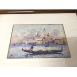 F Fulizz, Venice, watercolour, signed bottom left, (19cm x 28cm)